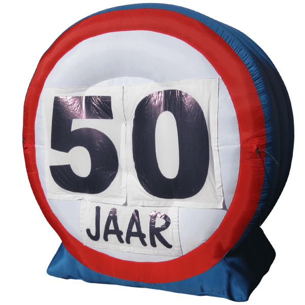 Leeftijdenbord Verkeersbord Opblaasbaar