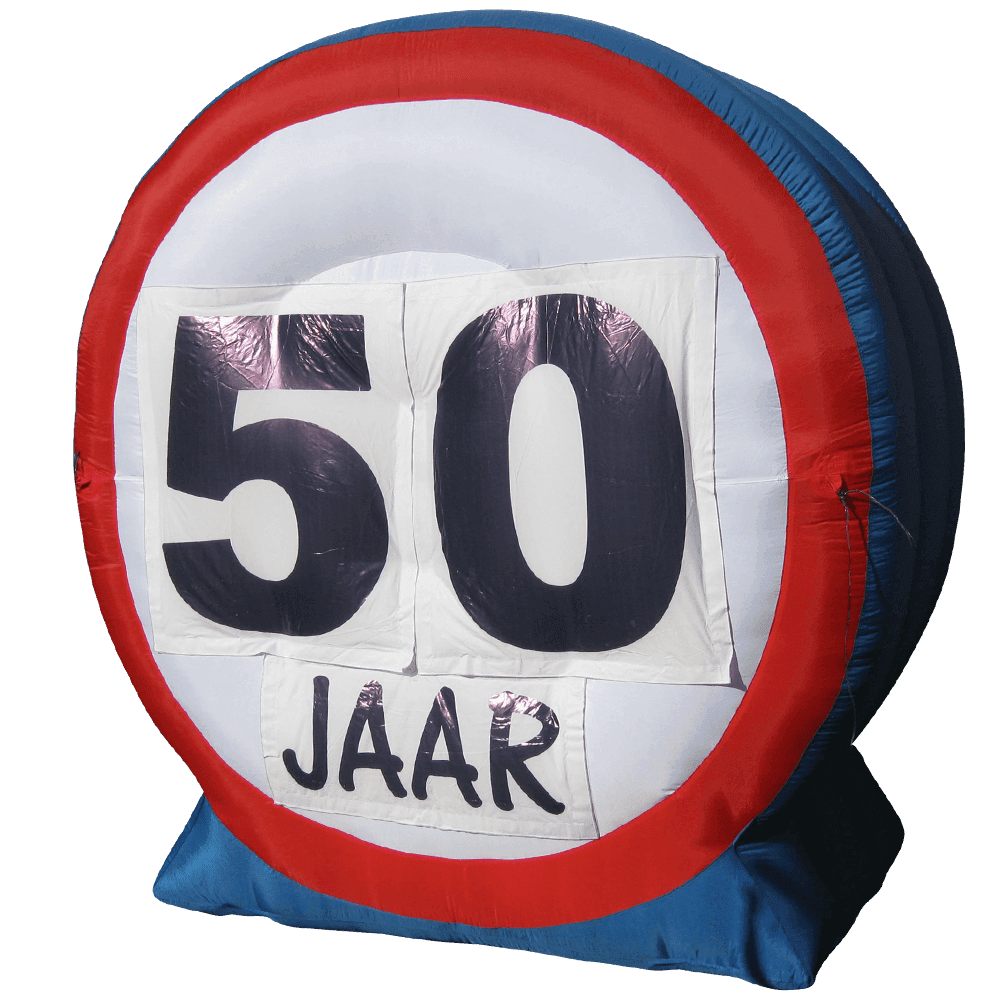 Verkeersbord leeftijdenbord opblaasbaar