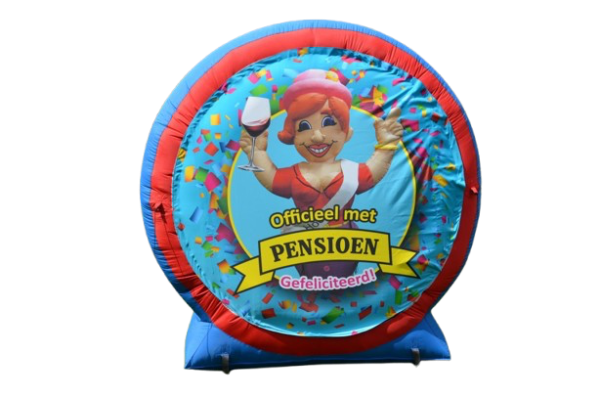 PENSIOEN verkeersbord XXL VROUW