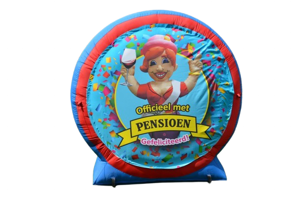 PENSIOEN BORD VERKEERSBORD PARTYBORD