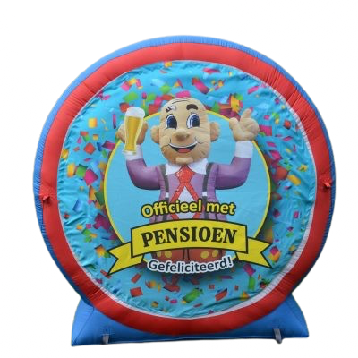 pensioen partybord opblaasbaar man