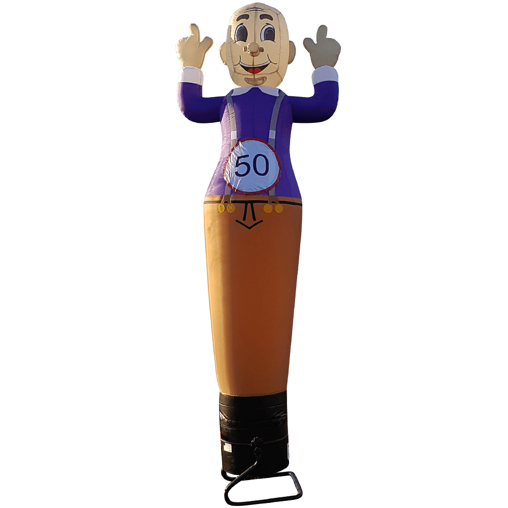 abraham feestend skydancer skytube huren opblaasbaas