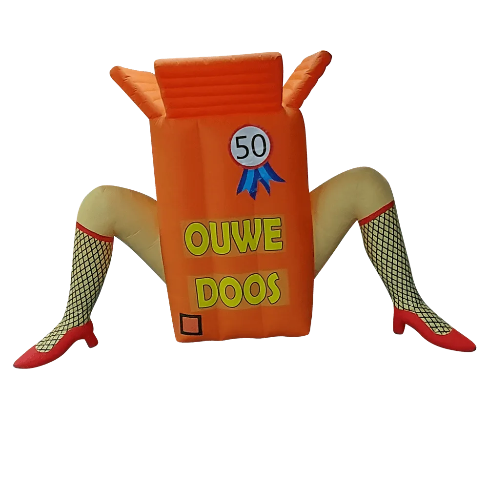 sarah ouwe doos opblaasfiguur blikvanger sarah ouwe doos opblaasfiguur blikvanger